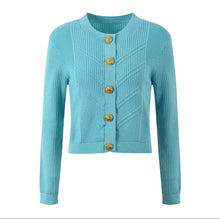 Load image into Gallery viewer, Zoe Cardigan || Teal
