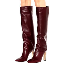 Load image into Gallery viewer, Tessa Boots || Burgundy
