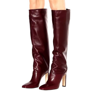 Tessa Boots || Burgundy