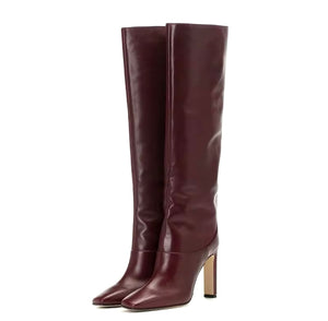 Tessa Boots || Burgundy