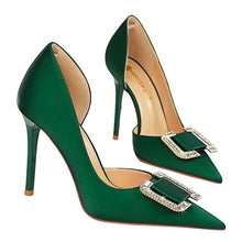 Load image into Gallery viewer, Chloe Heels || Green
