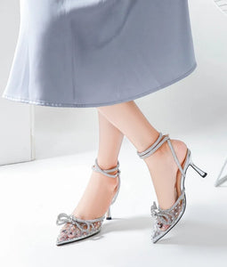 Angie Heels || Silver