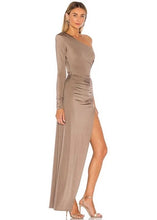 Load image into Gallery viewer, nude midi dress house of cb
