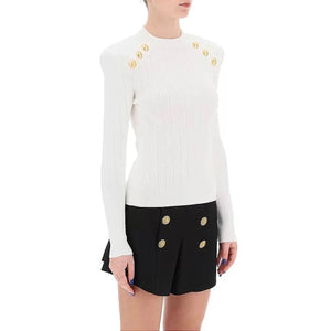 Marcella Sweater || White