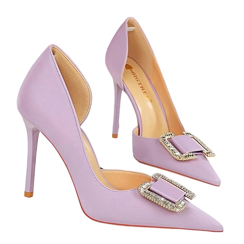 Chloe Heels || Lilac