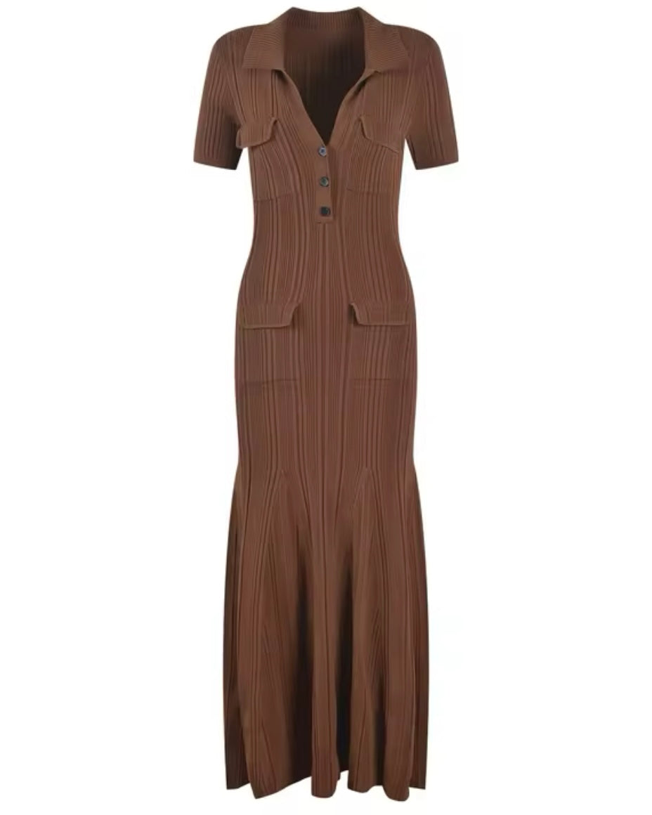 Emmeline Dress || Brown