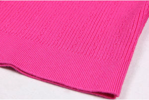 Marcella Sweater || Hot Pink