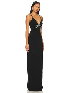 Black long gown revolve cheap revolve dress