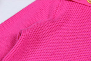 Marcella Sweater || Hot Pink