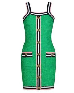 Mabel Dress || Green