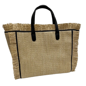 St Barth’s Fringe Bag || Natural