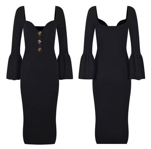 Yves Dress || Black