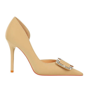 Chloe Heels || Nude