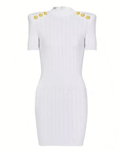 Load image into Gallery viewer, Jluxlabel house of cb knit bodycon dress Balmain dress old money style sexy bodycon dress revolve retrofete
