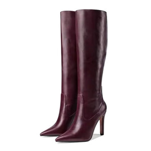 Seraphina Boots || Burgundy