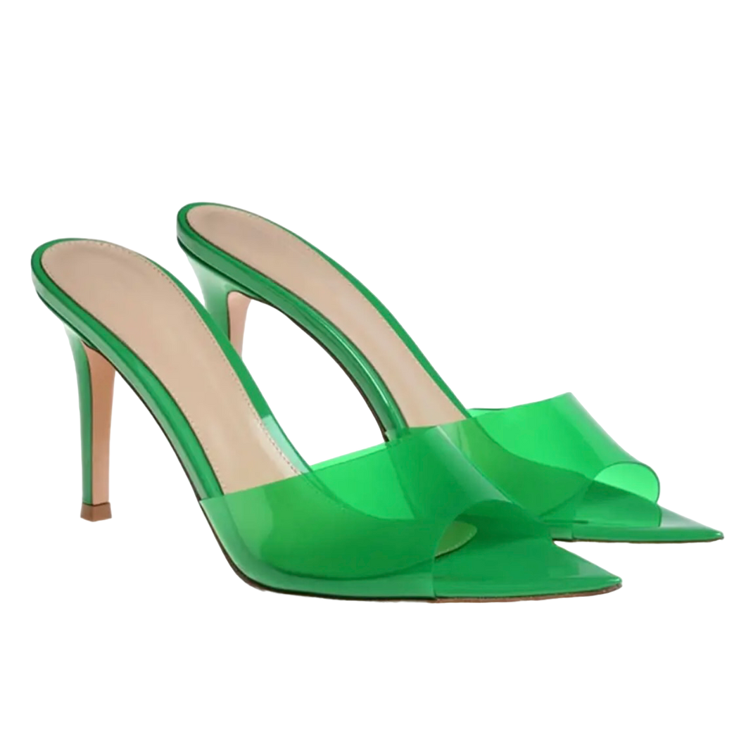 Amina Heels || Green