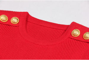 Marcella Sweater || Red