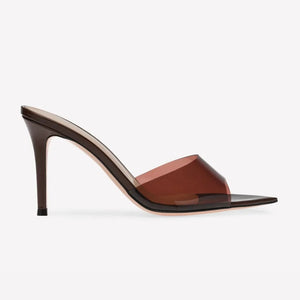 Amina Heels || Brown