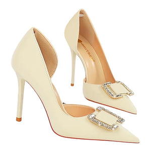 Chloe Heels || Ivory