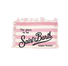 Load image into Gallery viewer, St Barth’s Clutch || Pink Striped
