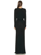 Load image into Gallery viewer, Cheap revolve dress black gown with cutouts
