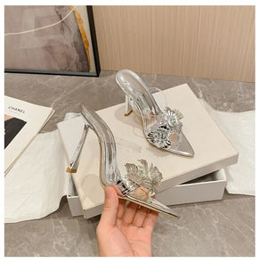 Lane Heels || Silver