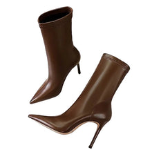 Load image into Gallery viewer, Cheap Zara boots Zara heels pointed toe boots
