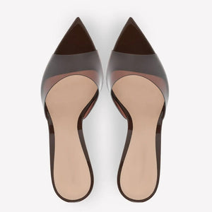 Amina Heels || Brown