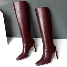 Load image into Gallery viewer, Tessa Boots || Burgundy
