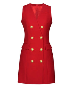 Ebba Dress || Red