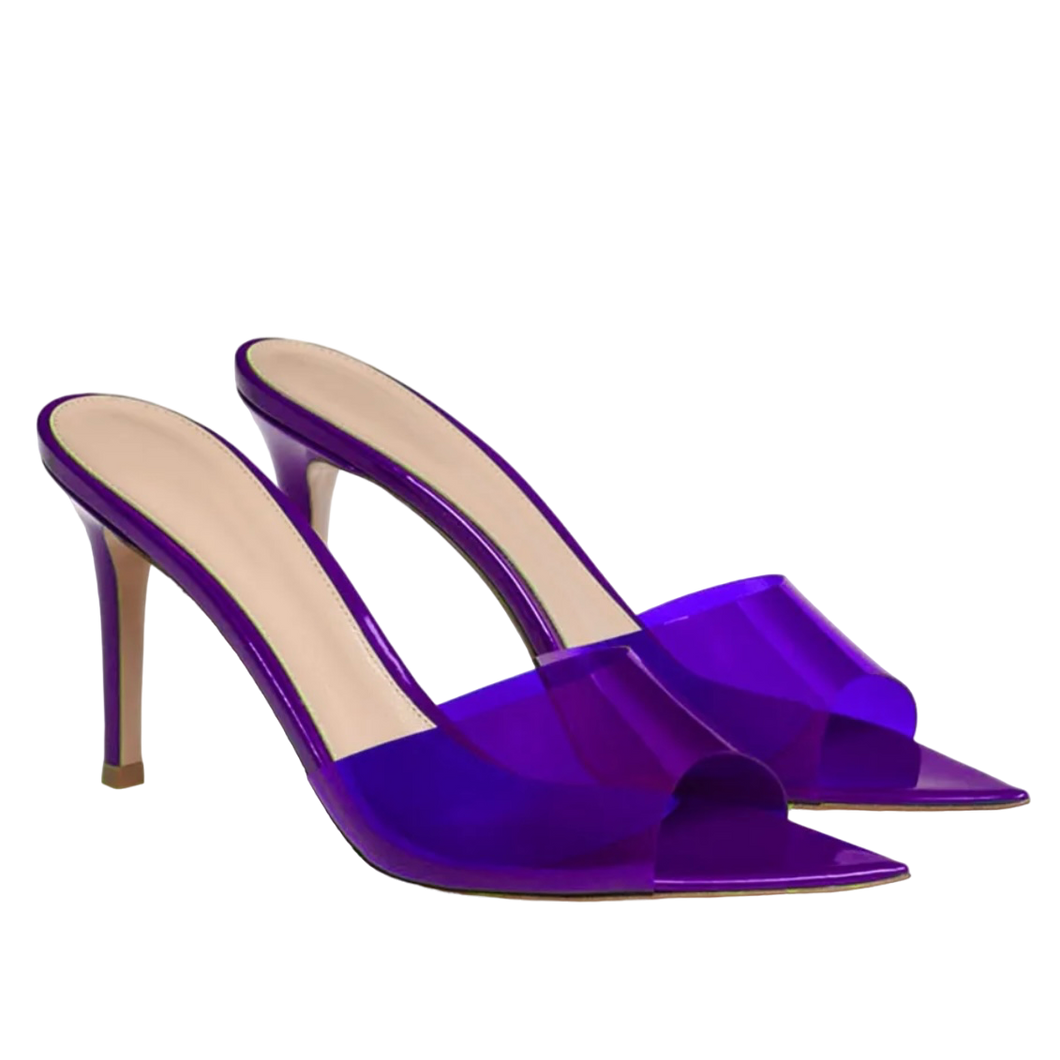 Amina Heels || Purple