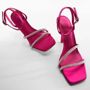 Anique Heels || Pink