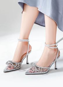 Angie Heels || Silver