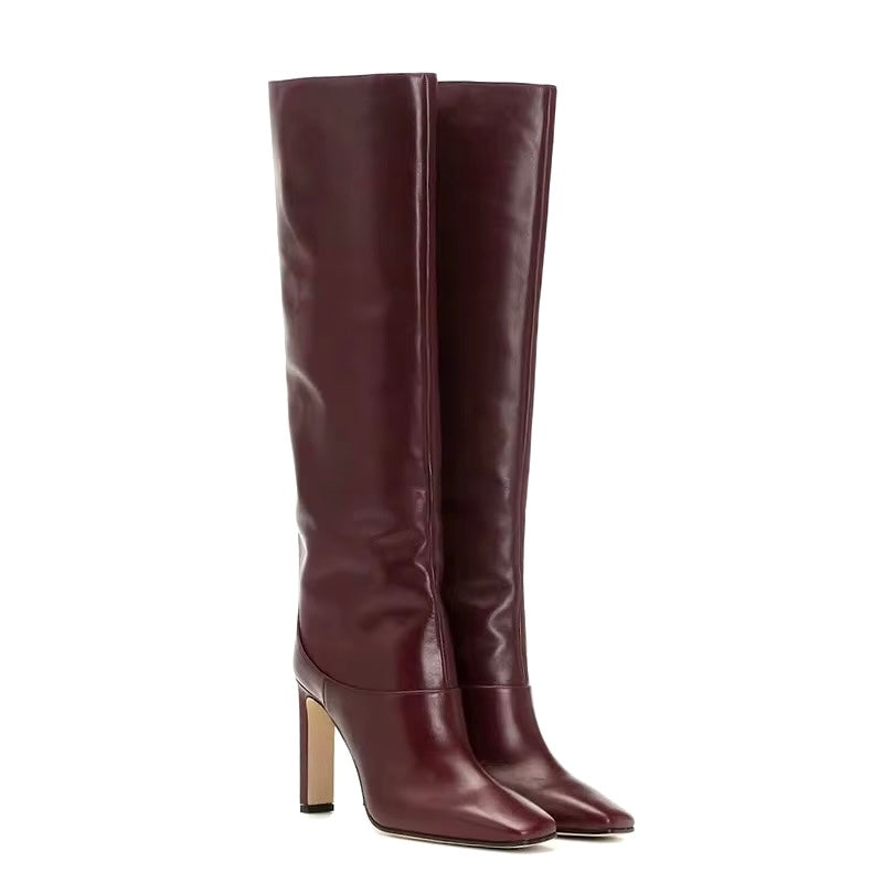 Tessa Boots || Burgundy