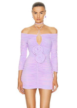 Load image into Gallery viewer, 3d flower dress revolve
