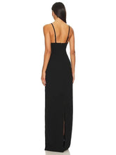 Load image into Gallery viewer, Black long gown revolve cheap revolve dress
