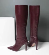 Load image into Gallery viewer, Seraphina Boots || Burgundy
