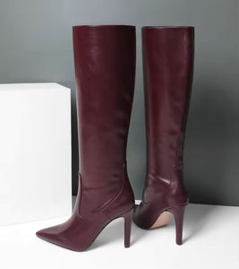 Seraphina Boots || Burgundy