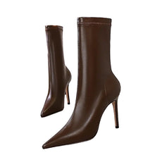 Load image into Gallery viewer, Cheap Zara boots Zara heels pointed toe boots
