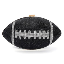 Load image into Gallery viewer, Football Clutch || Black
