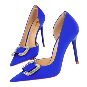 Chloe Heels || Blue