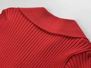 Ana Sweater || Red