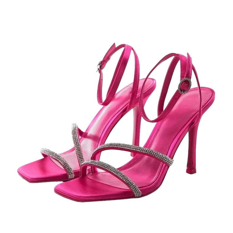 Anique Heels || Pink