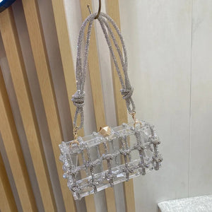 cult gaia bag clear designer crystal bag