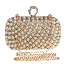 Load image into Gallery viewer, Pearl Clutch || Gold
