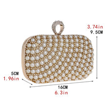 Load image into Gallery viewer, Pearl Clutch || Gold
