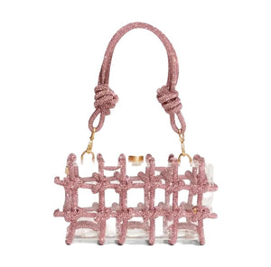 cult gaia bag clear designer crystal bag