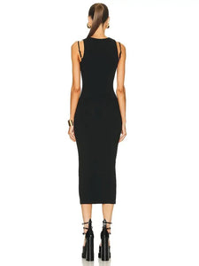 black herve ledger dress