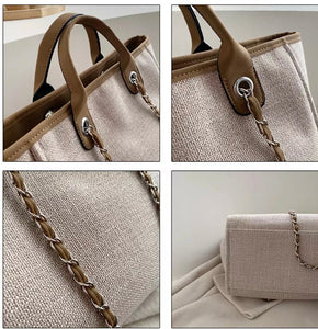 Canvas Bag || Tan L