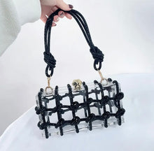 Load image into Gallery viewer, cult gaia bag clear designer crystal bag
